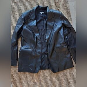 Good American Better Than Leather Blazer